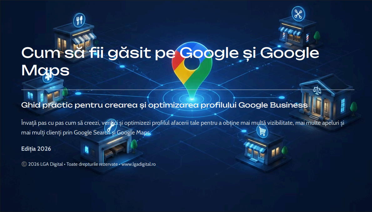 Coperta ghidului Google Business & Google Maps